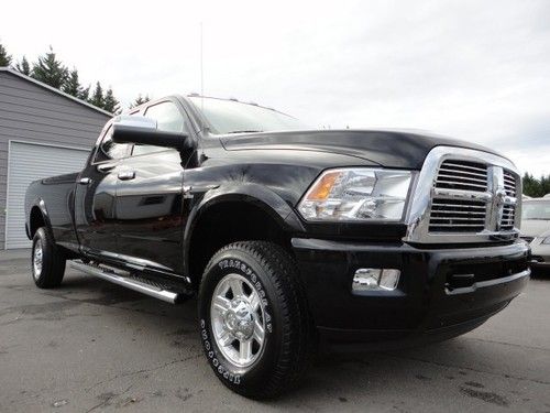 New 2012 dodge ram 3500 limited sunroof nav srw 4x4 crew cab cummins diesel