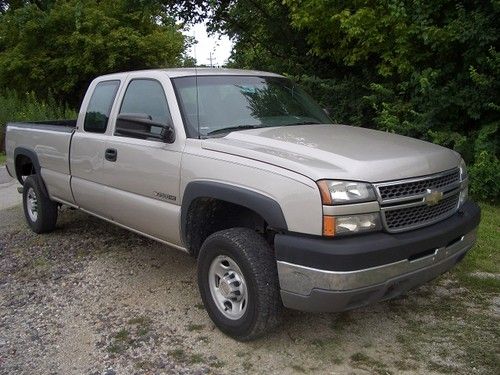 2005 chevrolet silverado 2500 hd extended cab 6.0l vortec v8 automatic runs good