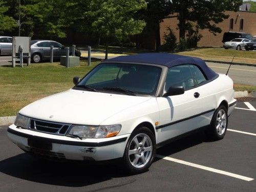 1998 saab 900 se turbo convertible auto white beautiful l@@k nr!!!