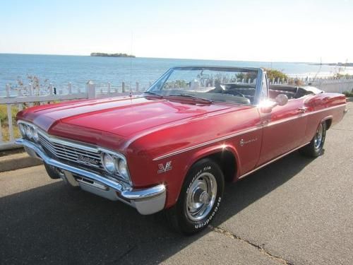 1966 chevy impala 396 convertible #'s match fresh resto