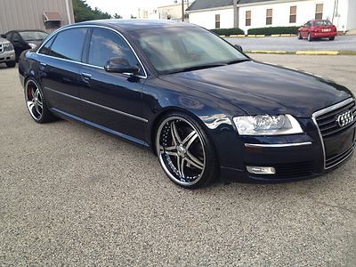 2008 audi a8l navigation  mint condition fully serviced 21 inch wheels
