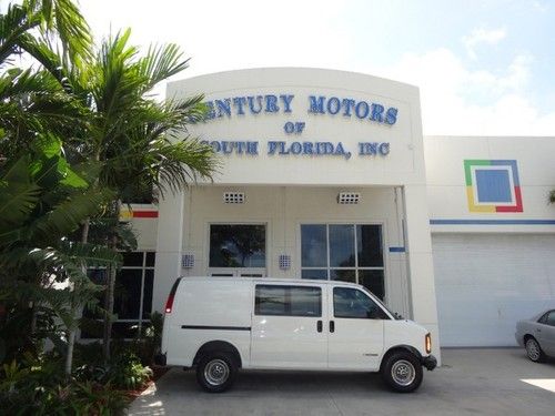 1999 chevy express 3500 cargo van 5.7l v8 auto low mileage 1 owner no accidents