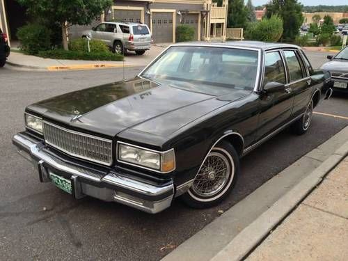 1988 chevrolet caprice classic sedan 4-door 5.0l