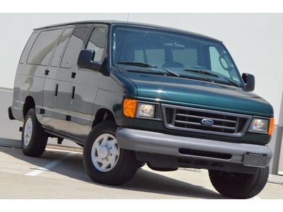 2007 ford e-350 xlt ext 15 passenger 12k original miles van all power clean