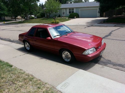 1992 mustang lx 5.0 notch back sedan...