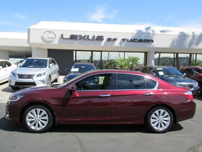 2014 burgundy v6 3.5l automatic leather sunroof miles:11k sedan