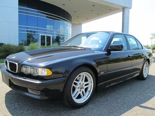 2001 bmw 740i sport package black low miles loaded rare find