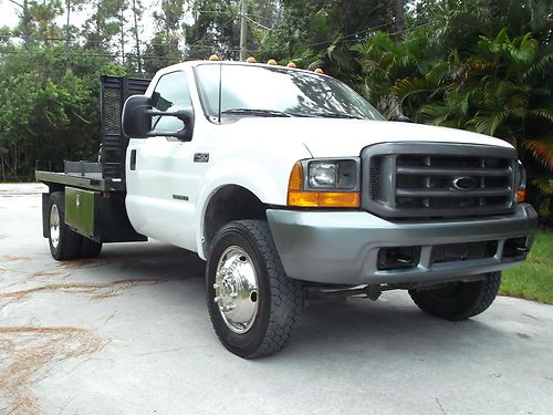 2001 ford f-450 super-duty flatbed with 7.3 powerstroke diesel