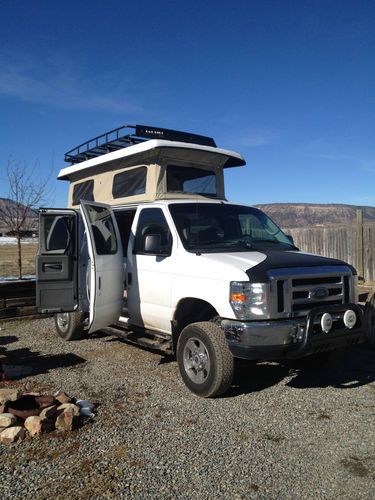 2008 ford e-350 sportsmobile pop top camper van