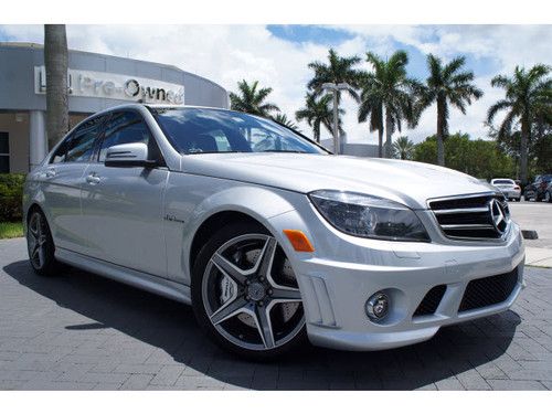2010 mercedes-benz c63 amg,1 owner,clean carfax,florida car,immaculate,new tires