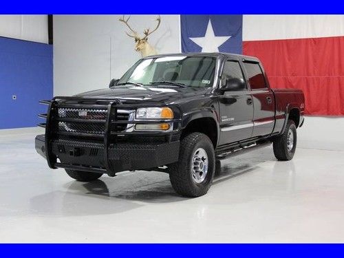 2004 sierra 2500 hd diesel 4x4 crew shortbed 6.6l duramax must see