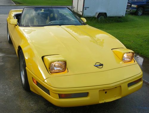 1991 Chevrolet Corvette Convertible Yellow Power Door Locks, Windows etc. Auto, image 6