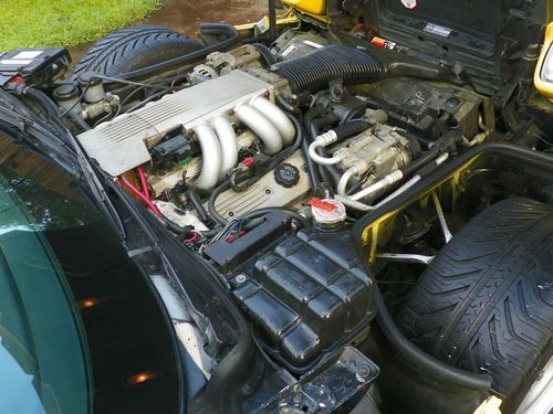 1991 Chevrolet Corvette Convertible Yellow Power Door Locks, Windows etc. Auto, image 10