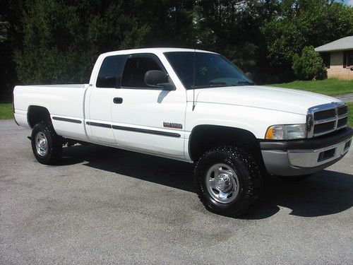 98 dodge ram 4wd 2500 slt quad cummins 12 valve diesel turbo rare calif truck!