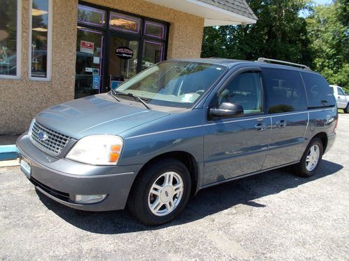 2006 ford freestar sel mini passenger van 4-door 4.2l leather rear dvd low miles