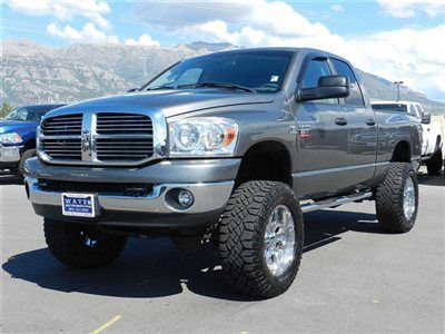 Dodge ram crew cab cummins diesel 4x4 slt custom lift tires wheels dvd auto tow