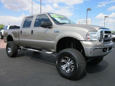 2005 FORD F-250 SUPER DUTY CREW CAB DIESEL XLT 4X4 RIZE INDUSTRIES LIFTED TRUCK, image 5