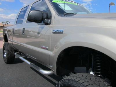 2005 FORD F-250 SUPER DUTY CREW CAB DIESEL XLT 4X4 RIZE INDUSTRIES LIFTED TRUCK, image 11