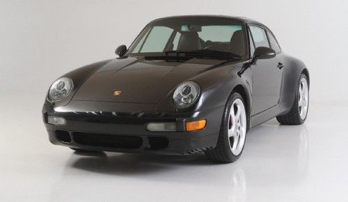 1997 porsche 993 c4s turbo widebody coupe 6spd black/black 53,000 miles pristine