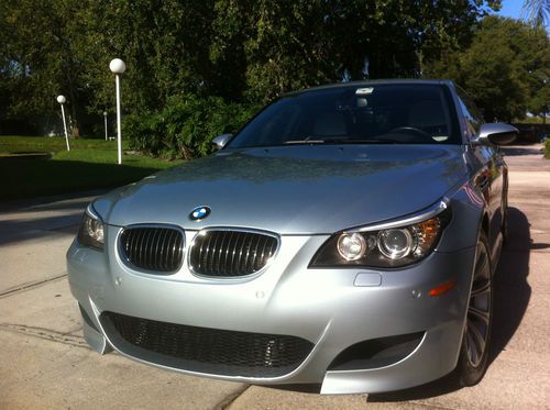 2008 bmw m5  sedan silverstone merino perf leather 6 spd hud $99,955 orig price