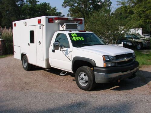 2004 chevrolet silverado 3500 ambulance