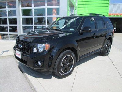 Escape black 4x4 sport appearance package leather sunroof black rims we finance