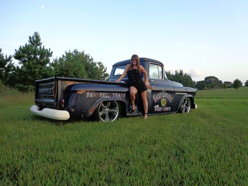1956 CHEVROLET CHEVY SHORT BED CAMEO PICKUP TRUCK V8, AUTO, PS, PB *LOW RESERVE, US $13,500.00, image 1
