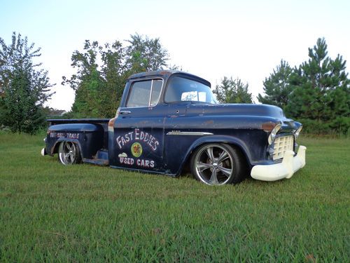 1956 CHEVROLET CHEVY SHORT BED CAMEO PICKUP TRUCK V8, AUTO, PS, PB *LOW RESERVE, US $13,500.00, image 3