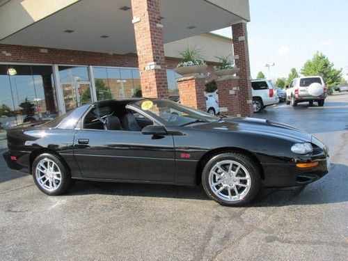 02 camaro ss leather chrome wheels t-tops 14k mi