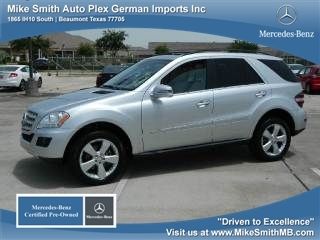 4matic ml, prem pkg, navi, all-wheel drive, certified preowned