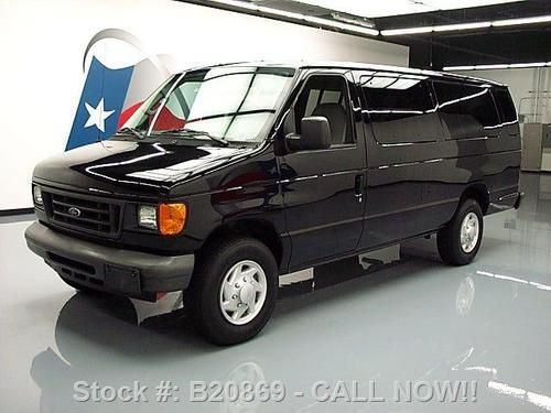 2007 ford e-350 ext 15-passenger van 5.4l v8 72k miles texas direct auto