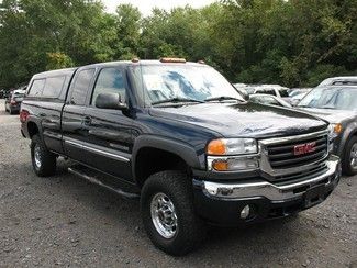 2005 gmc sierra 2500hd sle four wheel drive 6.0 liter v8 ext cab 8 foot bed