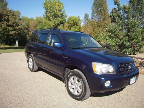 2001 toyota highlander limited sport utility 4-door 3.0l