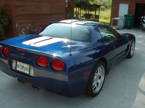 Corvette z06 coupe z16 405hp le mans commemorative 2004 c5 rare 11,328 miles