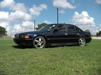 No reserve l@@k mechanic special 1995 bmw dinan 7? 740i 20 inch chrome rims dubs