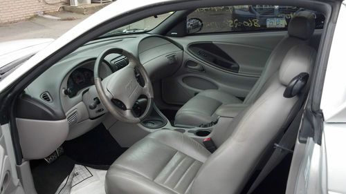 2002 FORD MUSTANG GT SILVER COUPE LEATHER ONLY 24,147 MILES, US $11,900.00, image 3