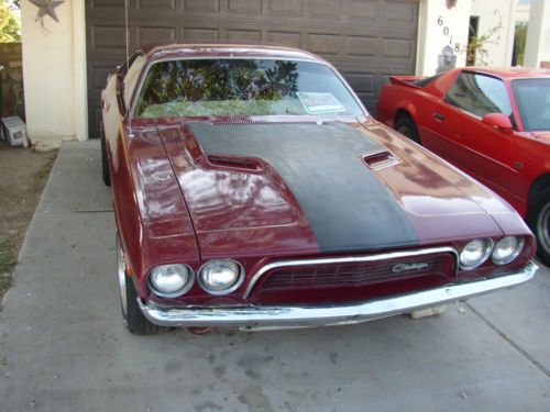 1973 dodge challenger 340 3 speed manual 70 71 72 74 mopar no reserve!!!!!!!!