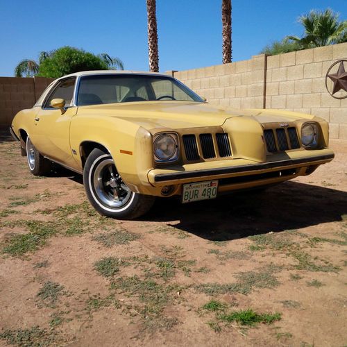 1973 pontiac grand am, like gto 400 4 bbl  turbo 400  survivor! numbers matching