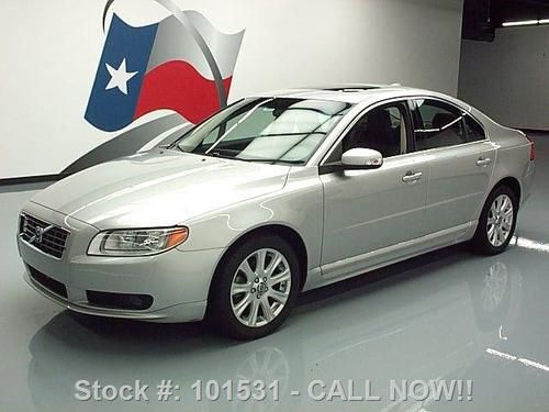 2009 volvo s80 3.2 auto sunroof leather wood trim 31k!! texas direct auto