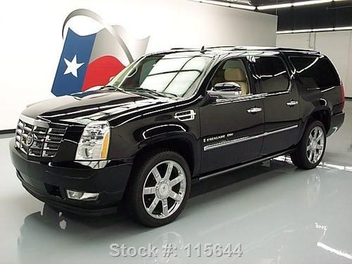 2008 cadillac escalade esv awd sunroof nav dual dvd 49k texas direct auto