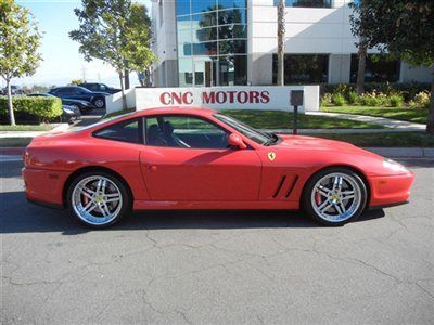 1997 ferrari 550 rosso corsa with nero / low miles / serviced / super clean