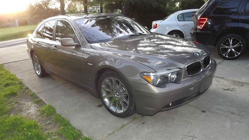 Bmw 745i 2004 navigation 19" wheel bmw sports seat &amp; sunroof super clean