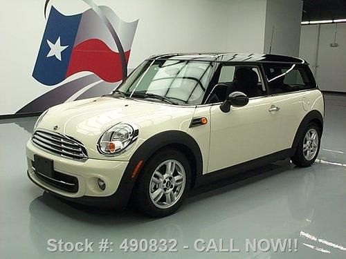 2013 mini cooper clubman auto pano sunroof alloys 2k mi texas direct auto