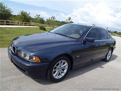 03 bmw 525i sport sedan clean carfax leather sunroof florida financing 5series