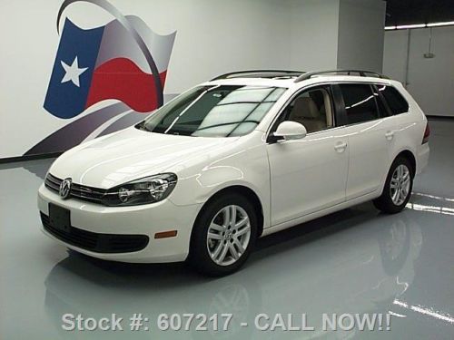 2010 volkswagen jetta tdi wagon diesel pano roof 47k mi texas direct auto