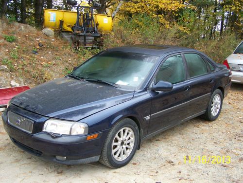 1999 volvo s80t6 s80-t6 twin turbo 6 cyl needs repair &#034; very fast car &#034;