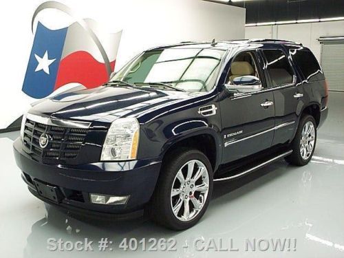 2007 cadillac escalade sunroof nav dvd rear cam 22&#039;s!! texas direct auto