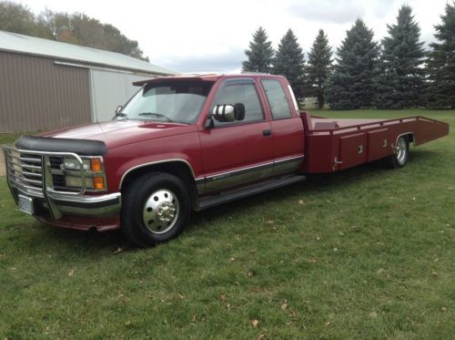 1991 chevrolet 3500 silverado ramp back car hauler 188k miles great shape