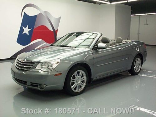 2008 chrysler sebring ltd convertible nav htd seats 60k texas direct auto