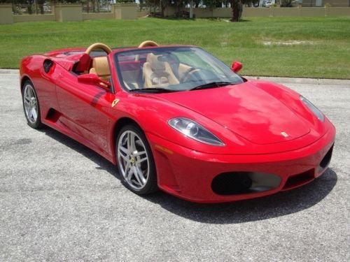 F1 spider red/tan 8k mi, daytona, inserts, shields, calipers